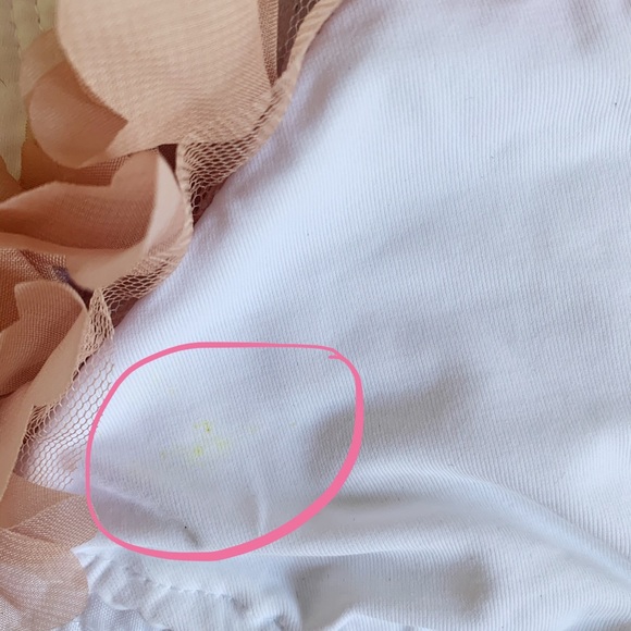 La Reveche White and Pink Bikini Large - Picture 2 of 8